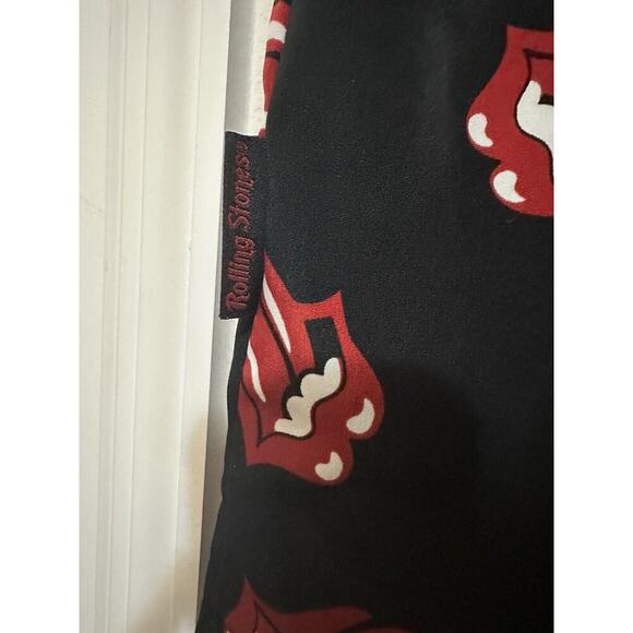 Vintage Y2K 2002 Rolling Stones Dragonfly Tongue Logo Button Up Black/Red Men - Picture 6 of 8